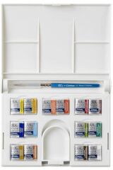 Winsor&Newton Cotman Compact Set 14lü Yarım Tablet Sulu Boya Seti