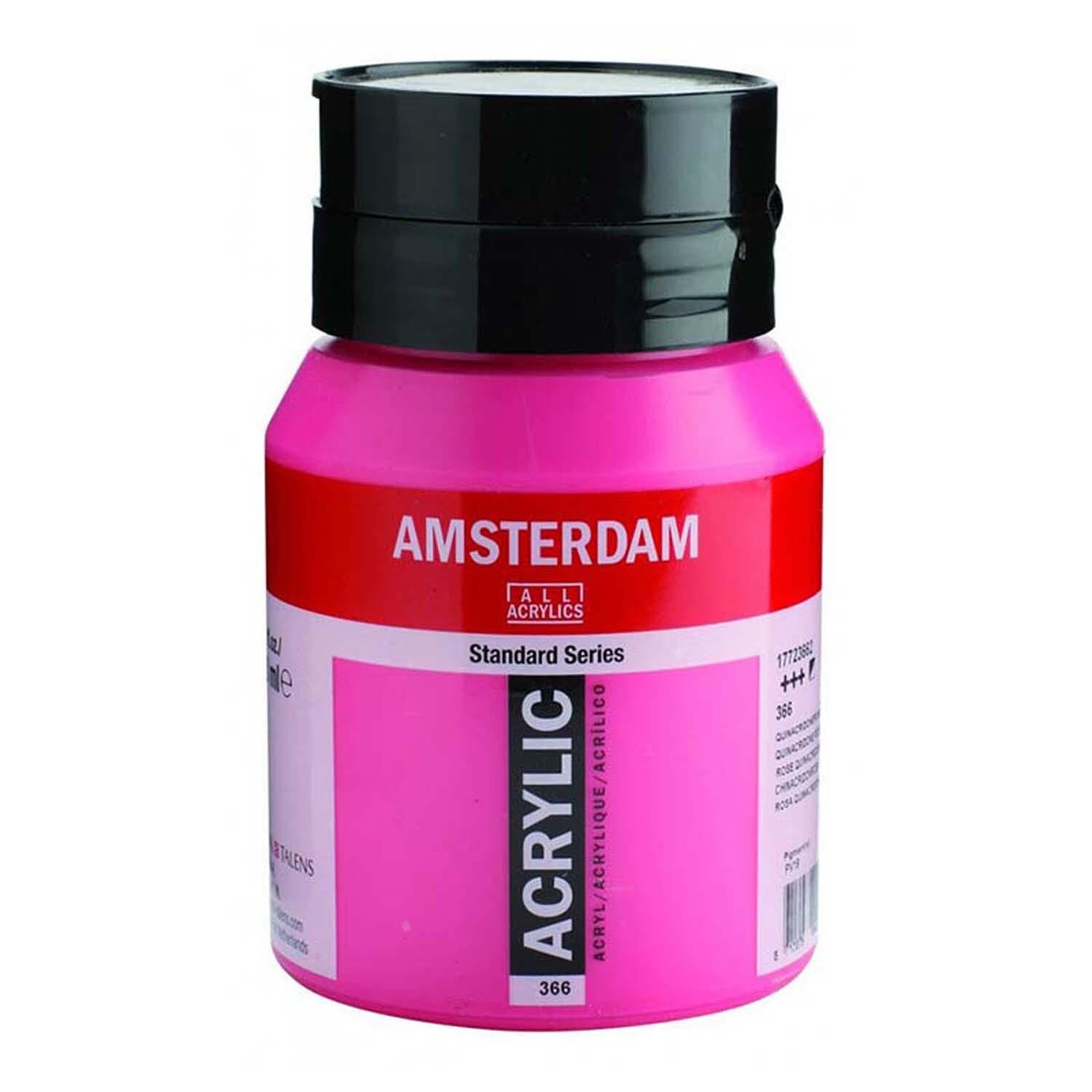 Amsterdam Akrilik 500Ml. Quinacr. Rose