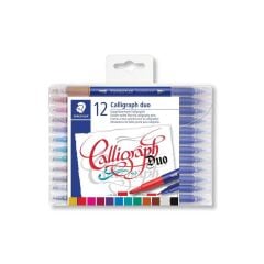 Staedtler Çift Uçlu Kaligrafi Kalemi 3.5-2.0mm 12li 3005-TB12