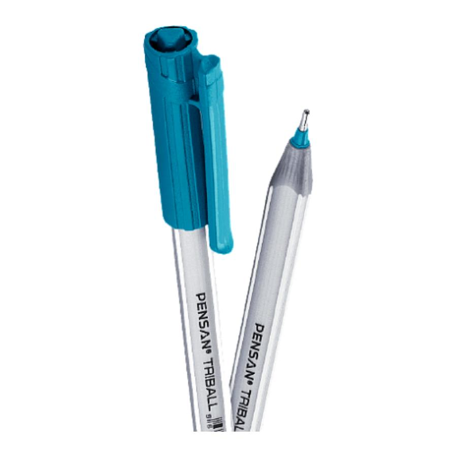 Trıball Mavı-Yesıl 1.0Mm Tukenmez Kalem Pensan