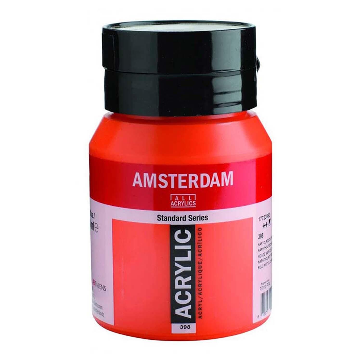 Amsterdam Akrilik 500Ml. Napht. Red Lt.