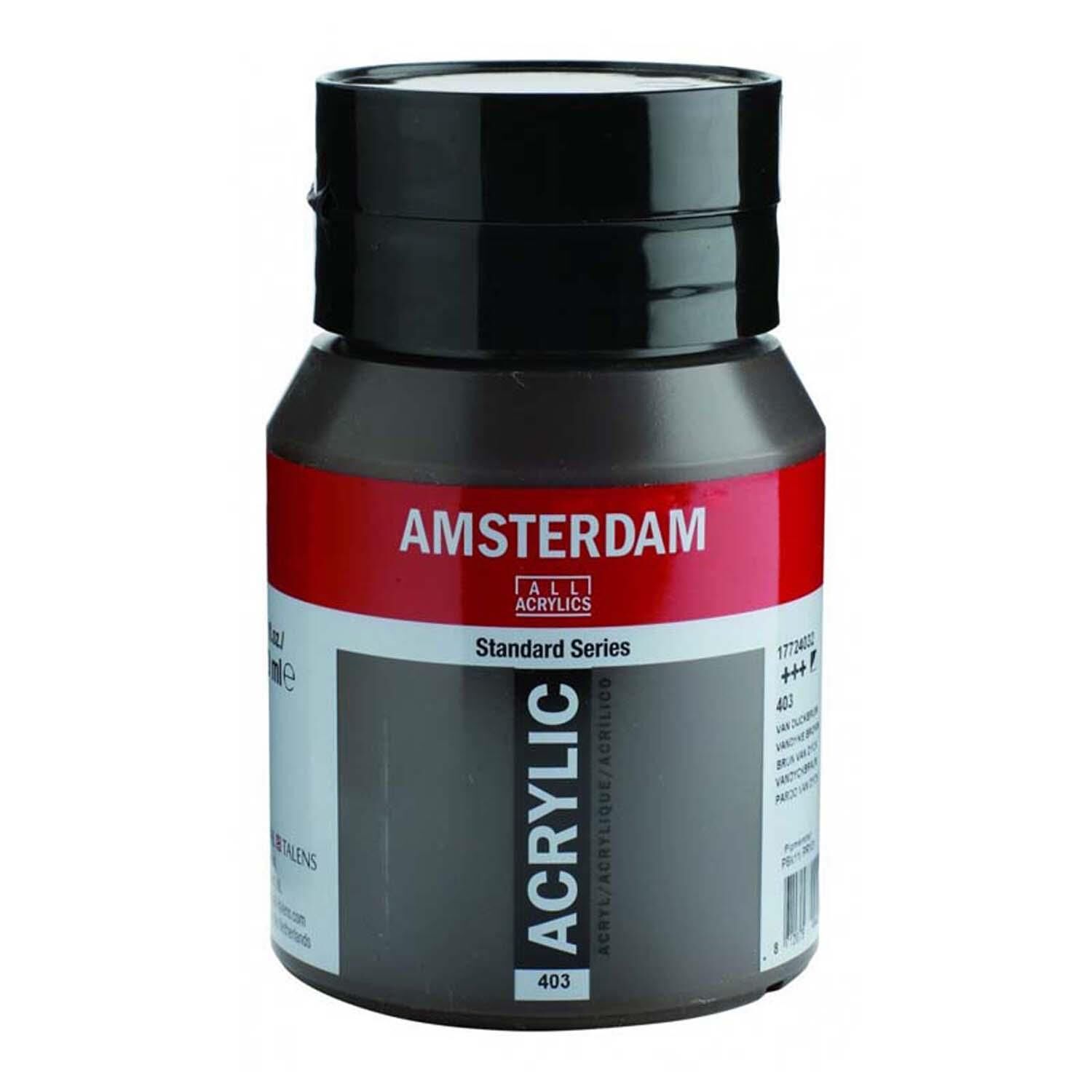 Amsterdam Akrilik 500Ml. Vandyke Brown