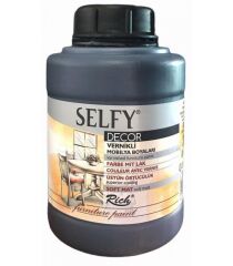 Rich Selfy Decor Vernikli Boya 1250 Cc  Siyah