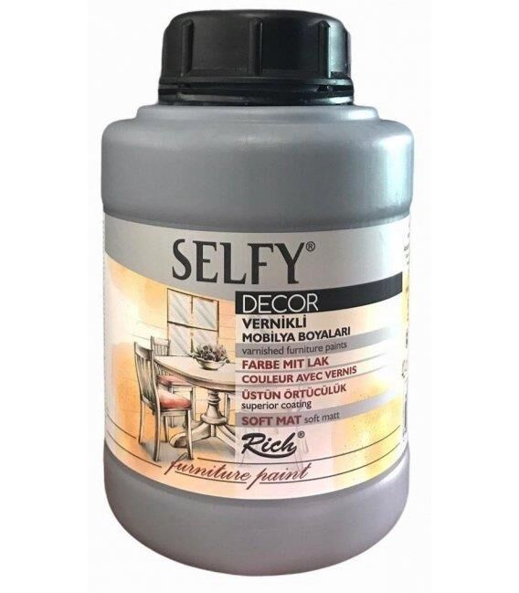 Rich Selfy Decor Vernikli Boya 1250 Cc  Antrasit