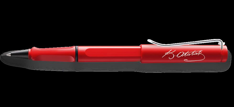 Lamy Safari Roller Kalem Atatürk İmzalı Krmz 316-A