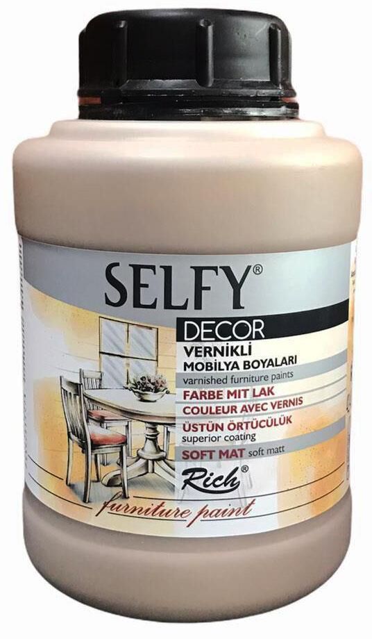 Rich Selfy Decor Vernikli Boya 1250 Cc  Latte
