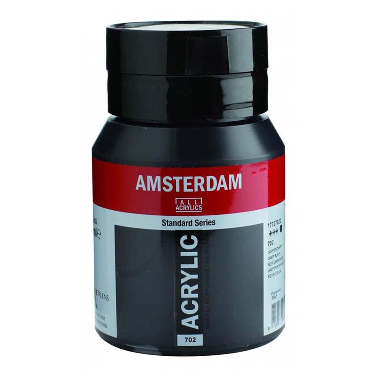 Amsterdam Akrilik 500Ml. Lamp Black