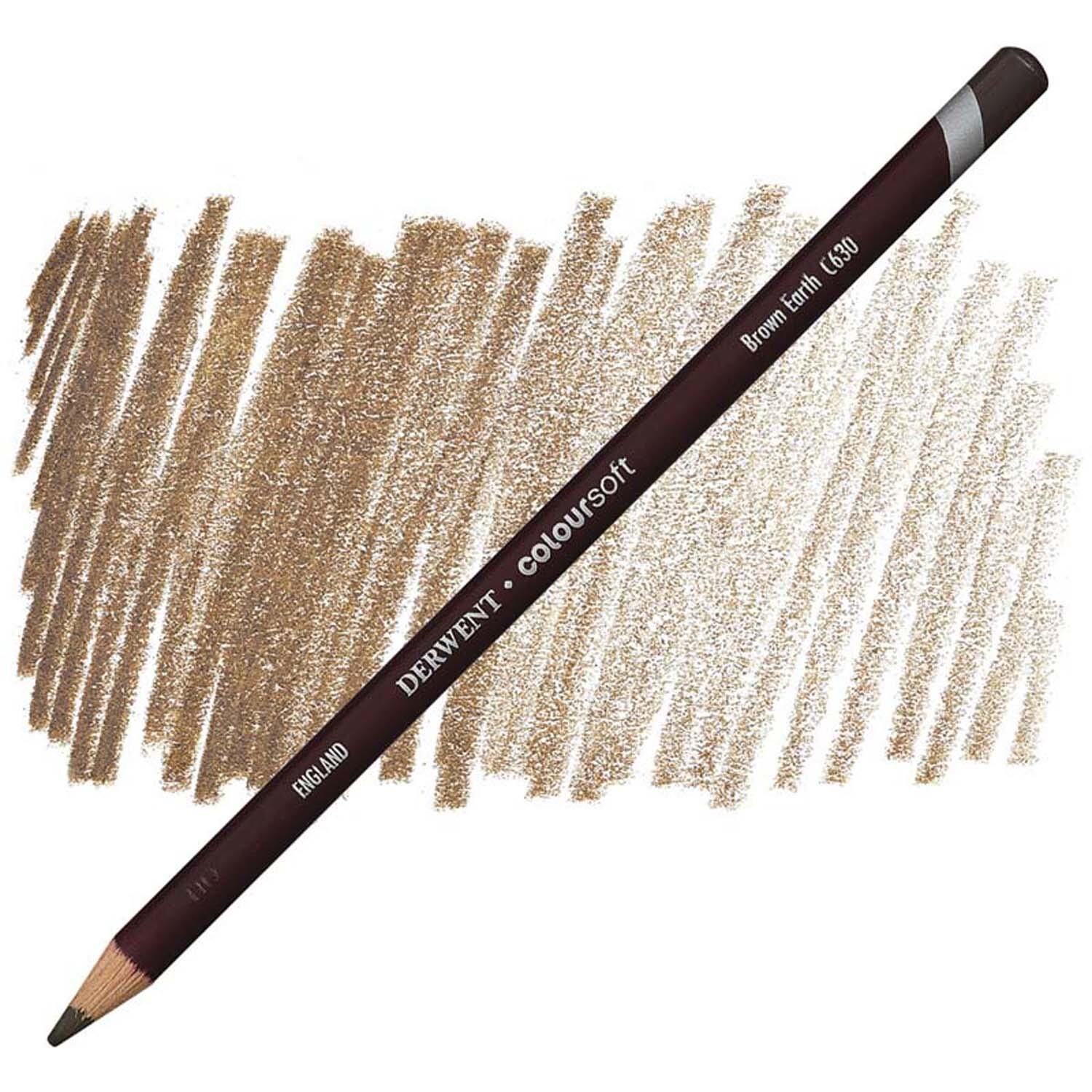 Derwent Kuruboya Kalemi C630/Brown Earth