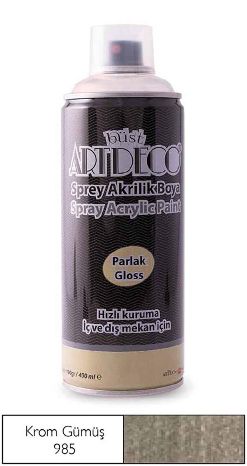 Sprey Boya Gümüş 400Ml Artdeco N:985