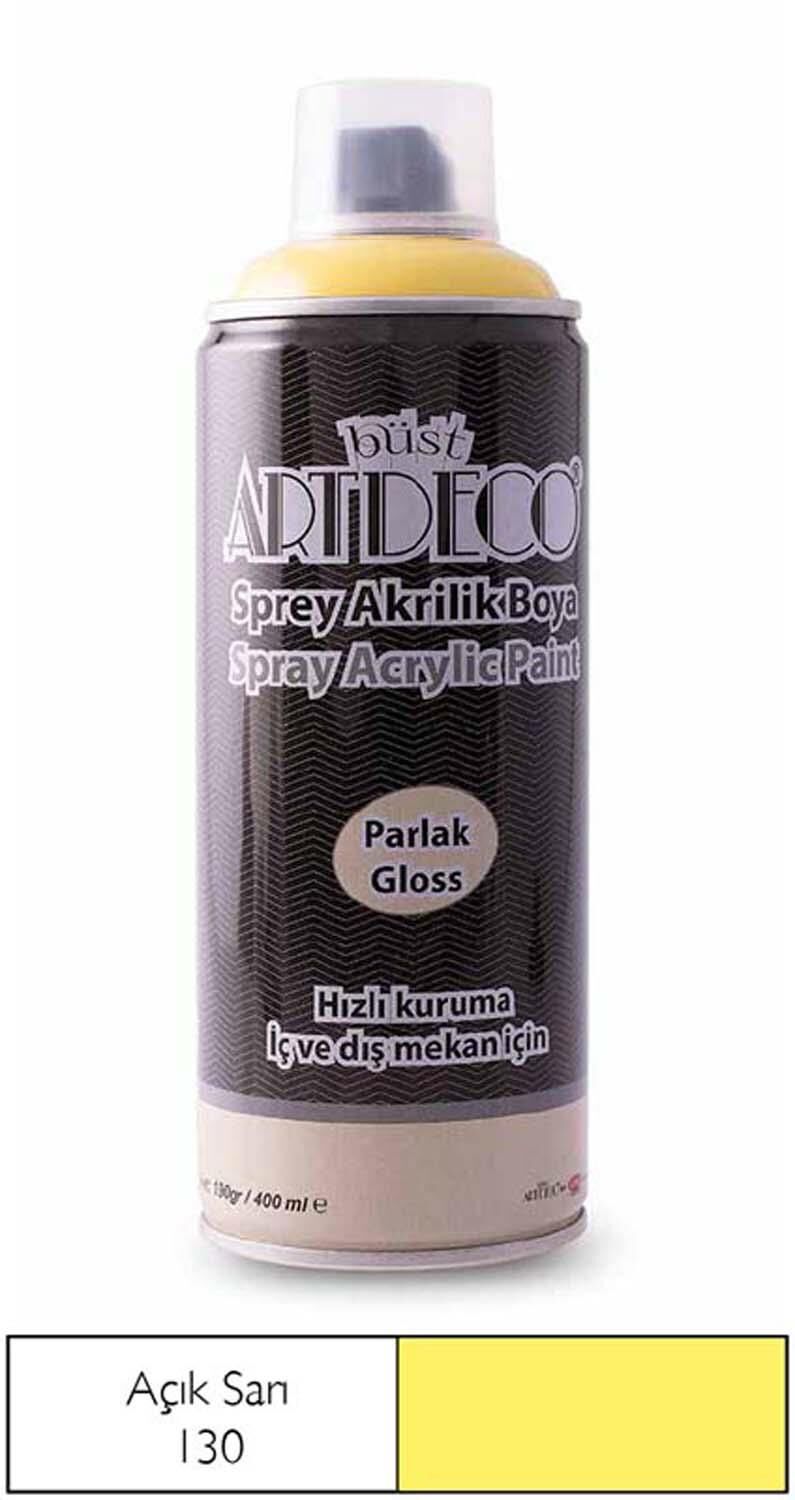 Sprey Boya Açık Sarı 400Ml Artdeco N:130