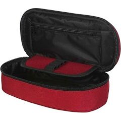 Bback Kumaş Hazneli Oval Kalemlik Vişne 315