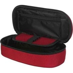 Bback Kumaş Hazneli Oval Kalemlik Vişne 315