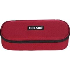 Bback Kumaş Hazneli Oval Kalemlik Vişne 315