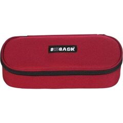 Bback Kumaş Hazneli Oval Kalemlik Vişne 315