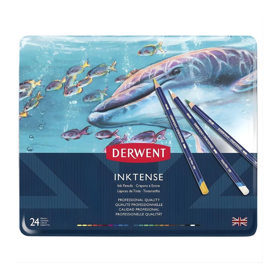 Derwent Inktense 24 Kuru Sulu