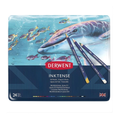 Derwent Inktense 24 Kuru Sulu