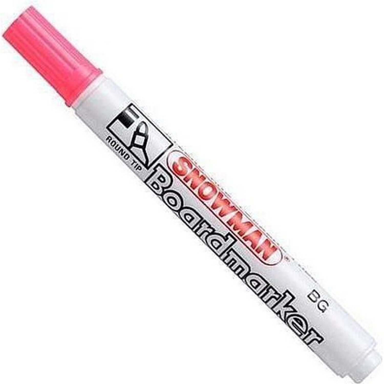 Tahta Kalemi Pembe Snowman