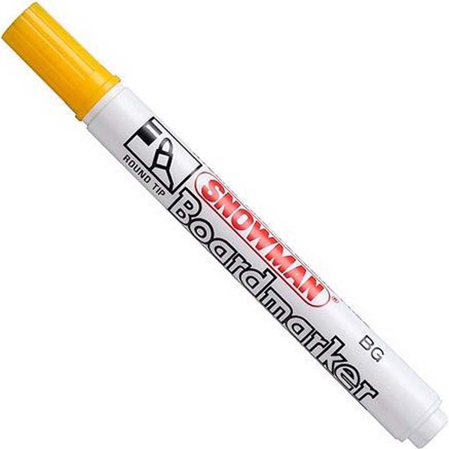 Tahta Kalemi Sarı Snowman