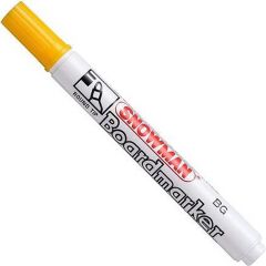 Tahta Kalemi Sarı Snowman