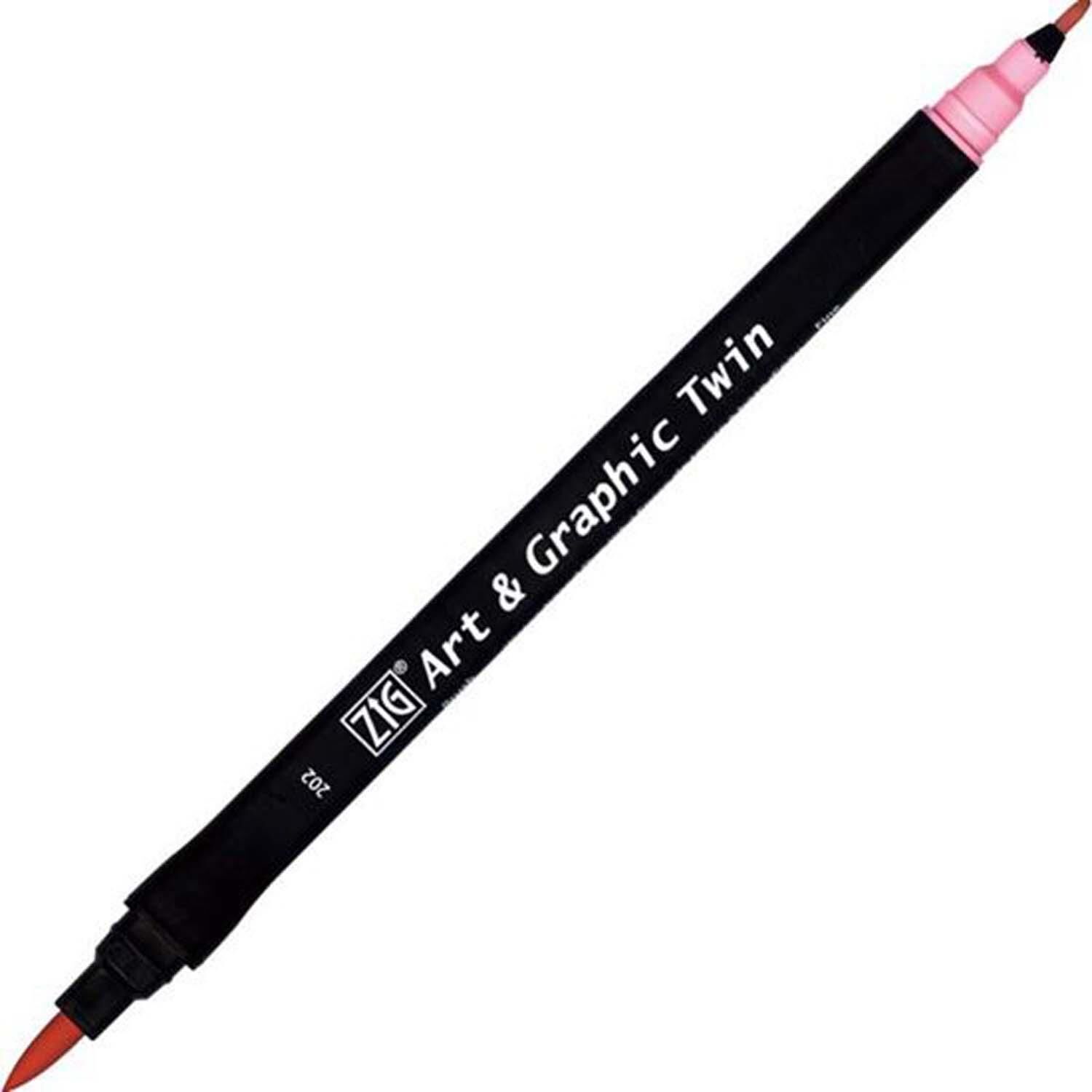 Zıg Brush Pen 202 Peach Pink