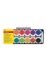 EberHard Suluboya Opak 12 Renk Plastik Kutu 578312