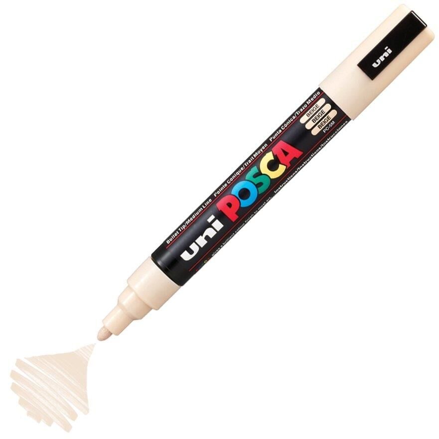 Unı Posca Pc-5M 1.8-2.5 Bej Su Bazlı Markor