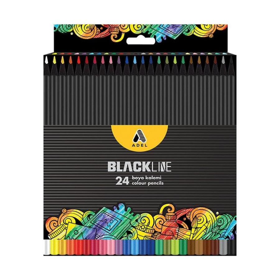 Adel Blackline Boya Kalemi 24 Renk