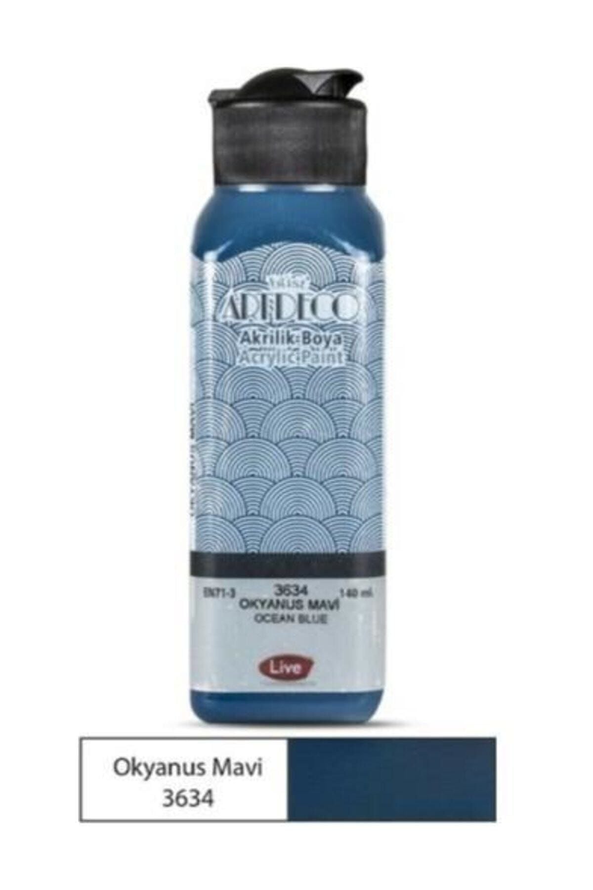 Akrilik  Boya 3634 140 Ml Okyanus Mavi Artdeco