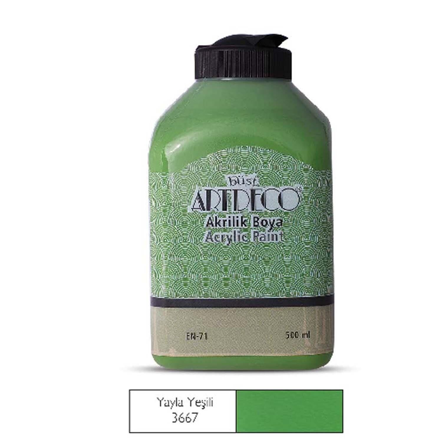 Akrilik Boya 500 Ml Yayla Yeşili