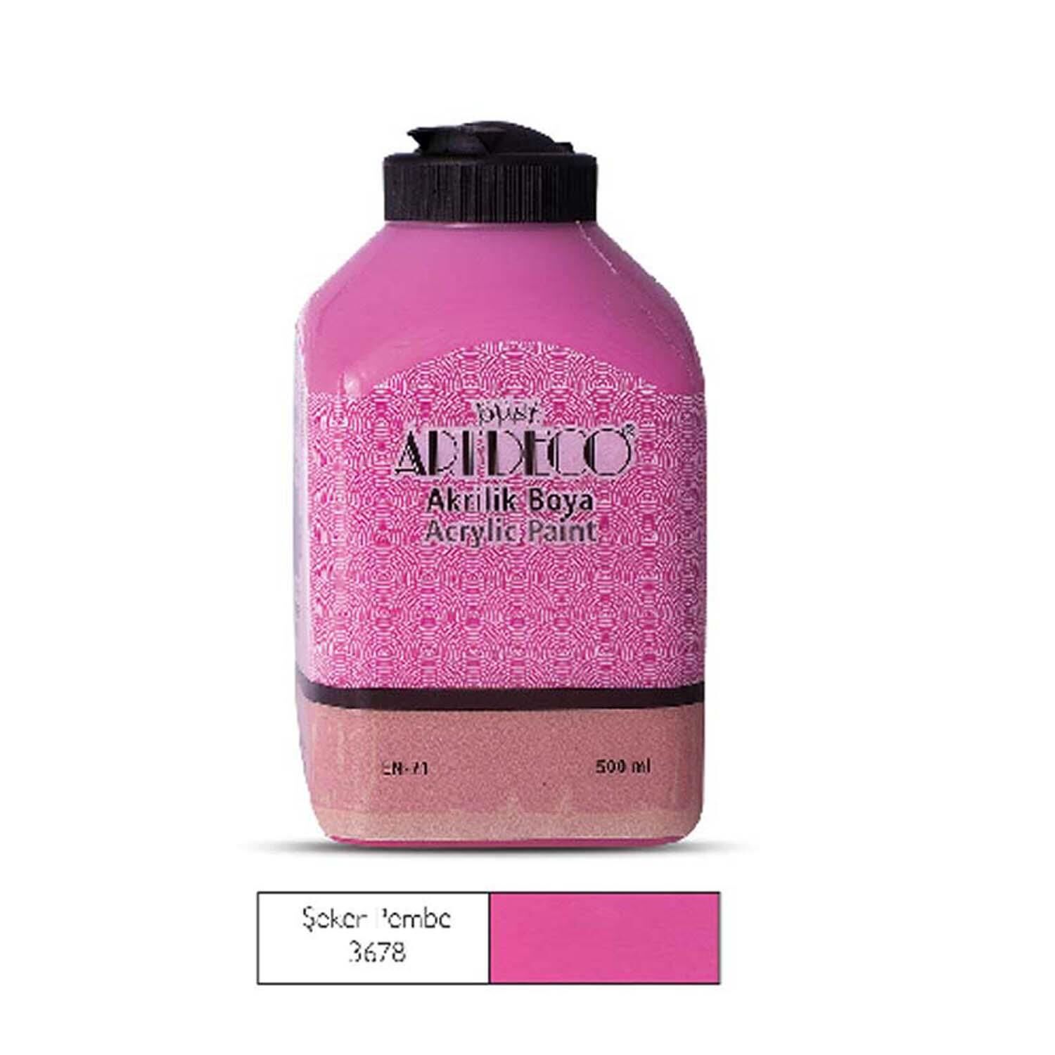 Akrilik Boya 500 Ml Şeker Pembe