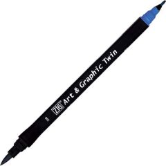 Zıg Brush Pen 308 Cornflour Blue