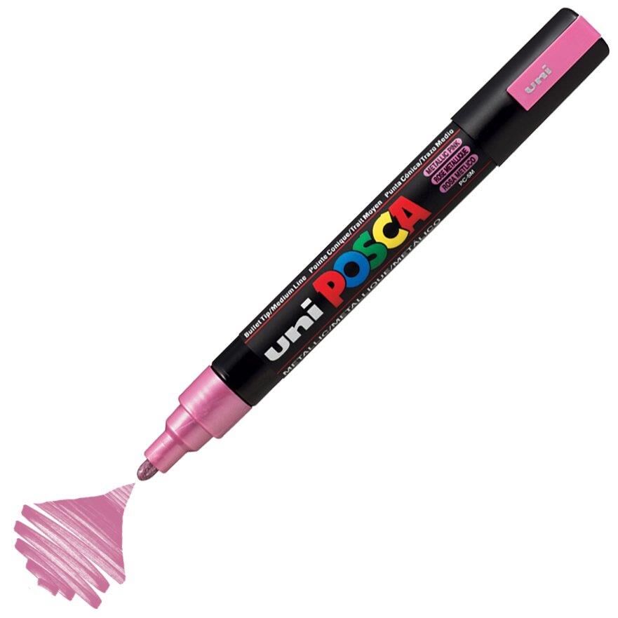 Unı Posca Pc-5M 1.8-2.5 Metlk Pembe S.Bazlı Mark