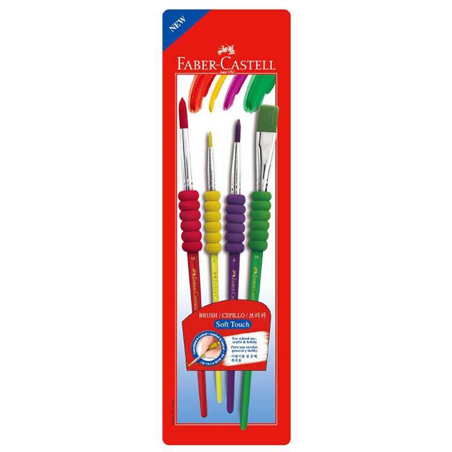Faber-Castell Soft Touch Fırça 4 Çeşit Uç