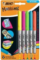 Bic Intensity Permanent Markör 5'Li Blister