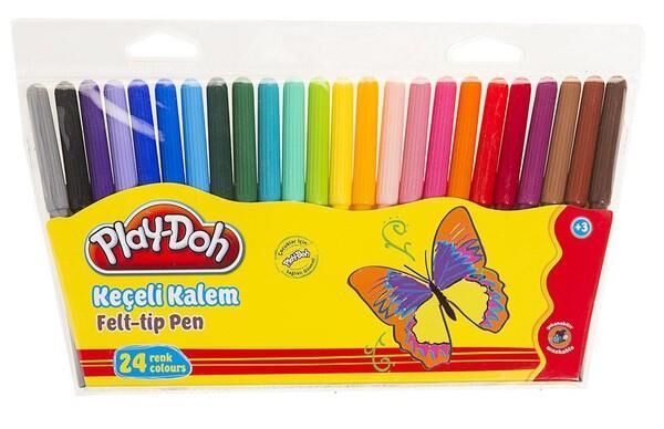 Play-Doh Keçeli Kalem 2mm 24 Renk