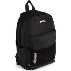 Slazenger Siyah Önü Bant Detaylı Paraşüt Çanta