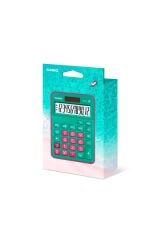 Casio MX-12B-GNRD 12 Haneli Hesap Makinesi Masaüstü Yeşil Pembe