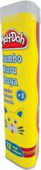 Kuru Boya Playdoh Jumbo Üçgen 12 Li