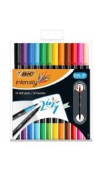 Bic Intensity Dual Çift Taraflı Keçeli Kalem 12 Renk