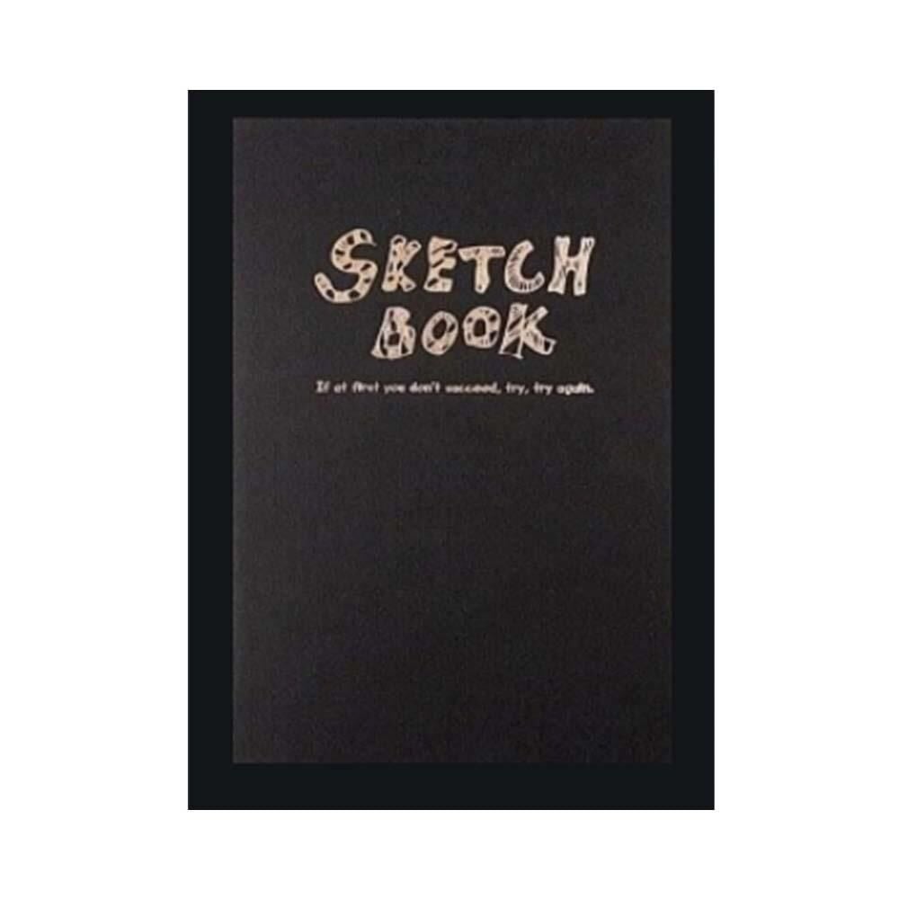Lutart A5 Sketch Book 120Yp. Dikişli Siyah Karton Kapak