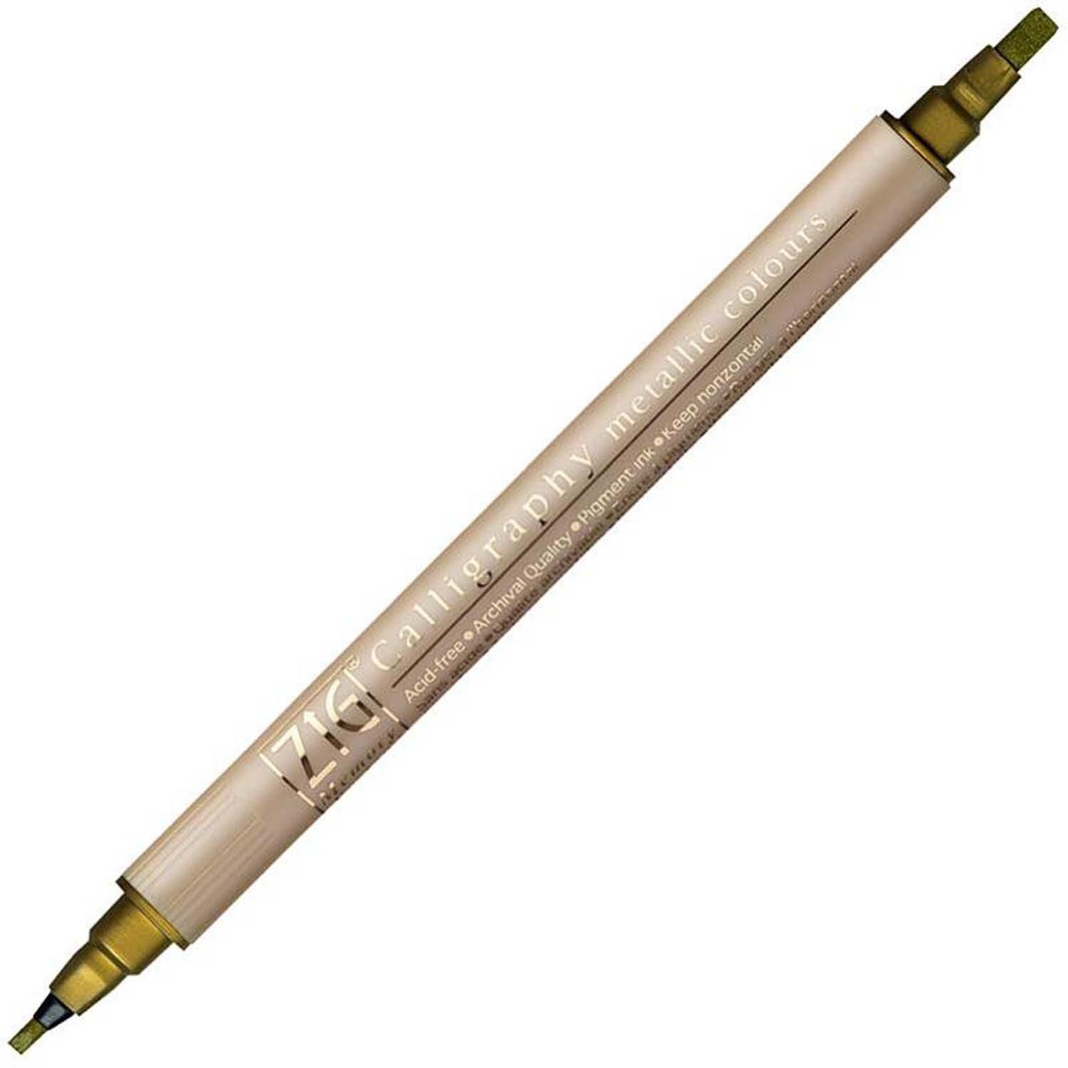 Zıg Caligrafi Kalemi Metalik 8400/101 Gold