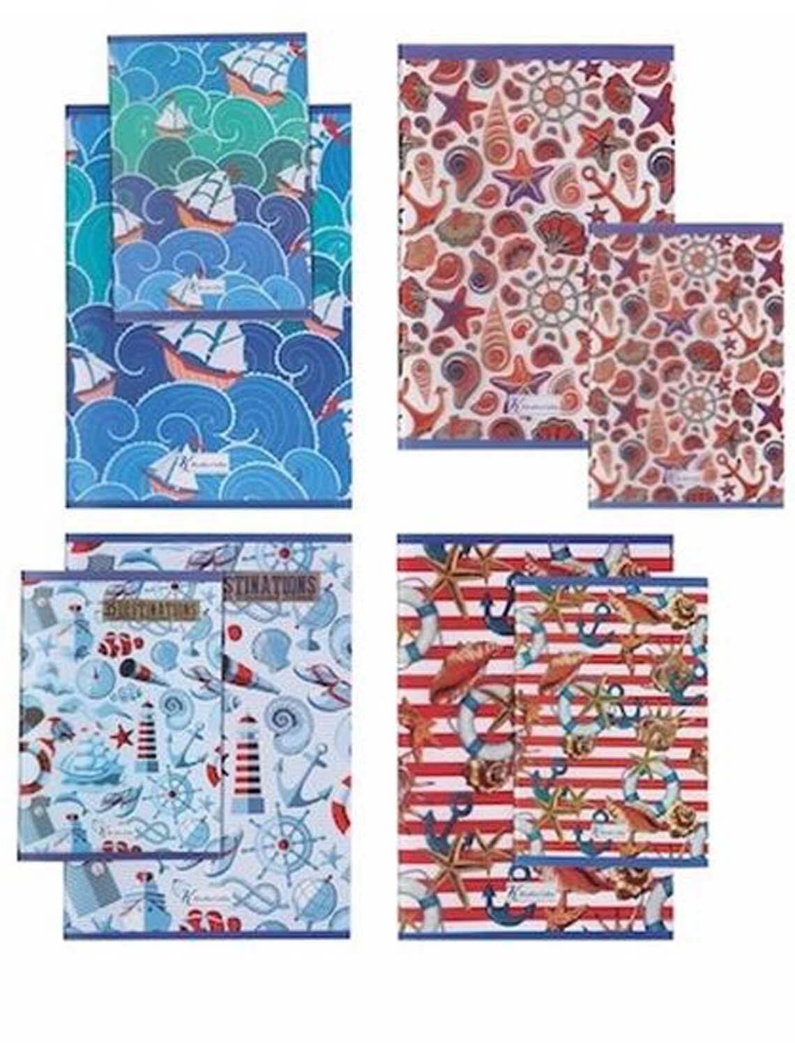 Keskin Retro Deniz A4 60yp Kareli PP Dik. Defter