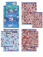 Keskin Retro Deniz A4 60yp Kareli PP Dik. Defter