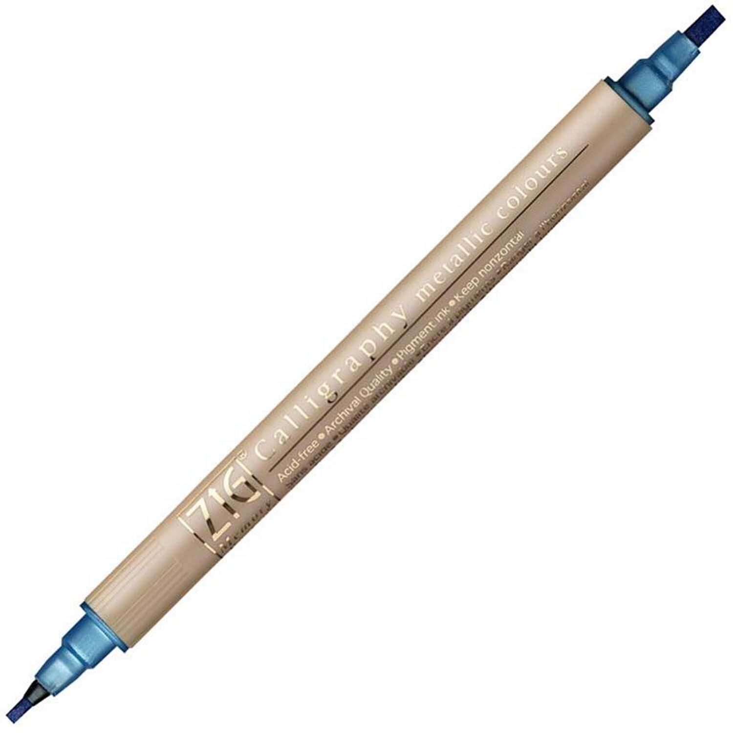 Zıg Caligrafi Kalemi Metalik 8400/125 Blue