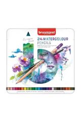 Bruynzeel Expression Aquarelle Kuru Sulu Kalem Boya Seti 24 Renk