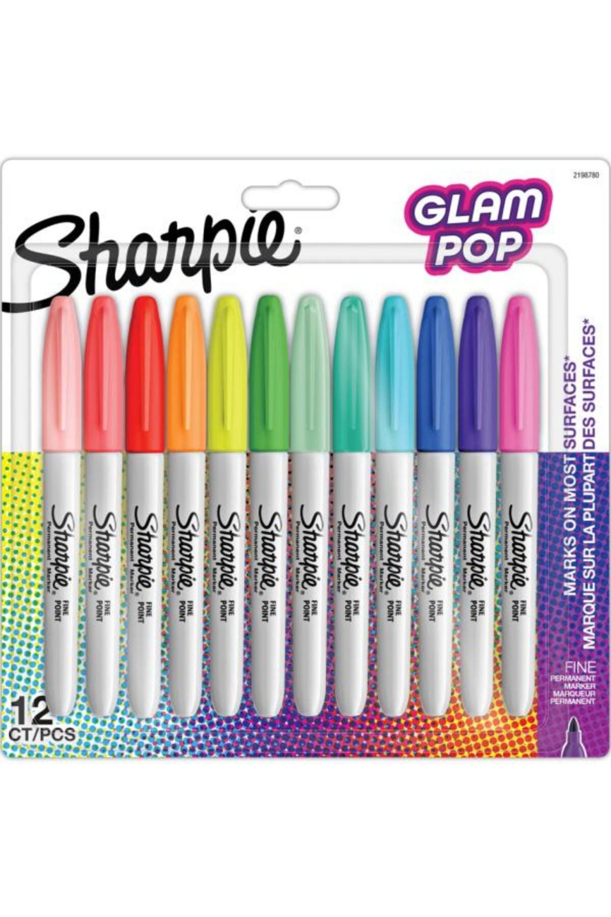 Sharpıe Fine Glam Pop Permanent Markör 12li Bls