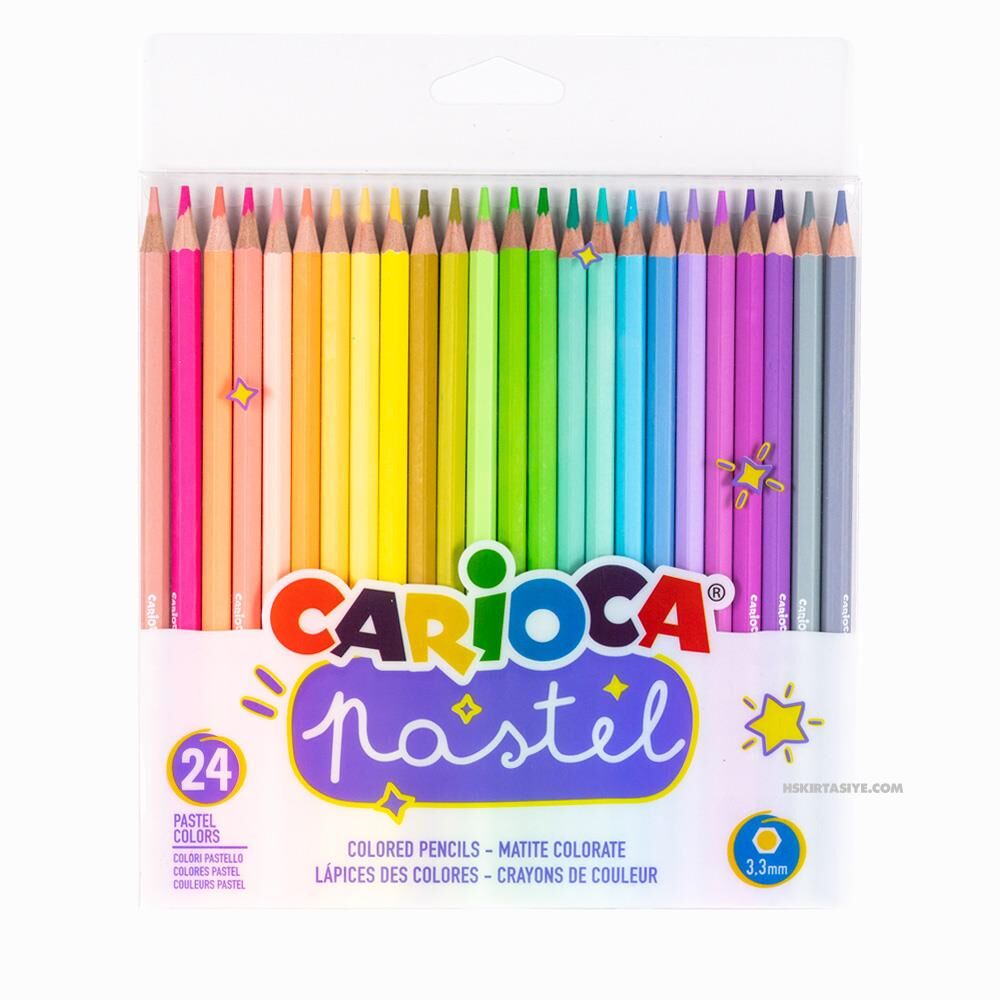 Carıcoa Kuru Boya Pastel 24lü 43310