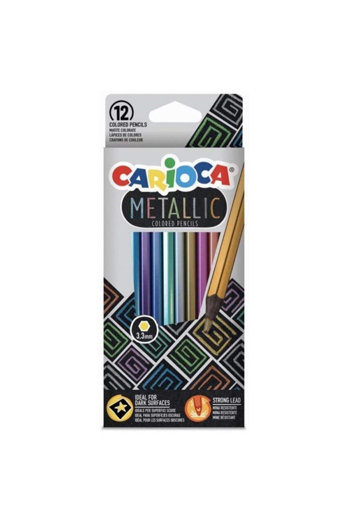 Carıcoa Kuru Boya Metalik 12li 43164