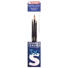 Art S.Boya-Guaj Fırca 3Lu Set (L)Fonlar