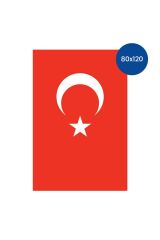Buket Türk Bayrağı 80x120 cm Alpaka Kumaş